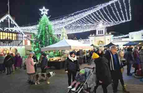 21st Saffron Walden Christmas Late Night Shopping in England on 6 Dec