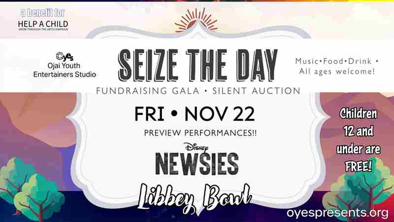 Seize the Day Gala Libbey Bowl in Ojai on 22 Nov