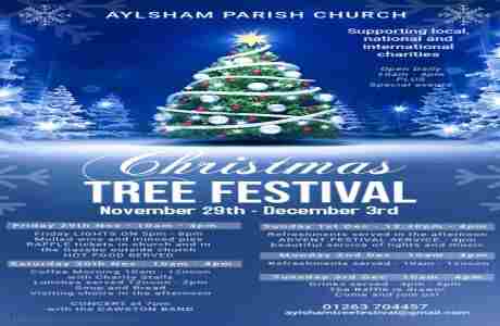 Aylsham Christmas Tree Festival in Aylsham on 29 Nov