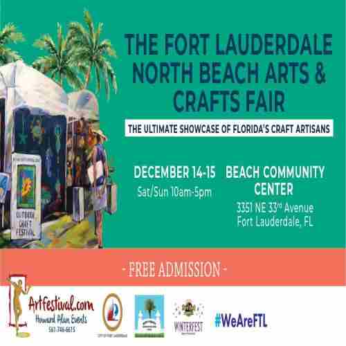 The Fort Lauderdale Beach North Arts and Crafts Fair in Fort Lauderdale on 14 Dec