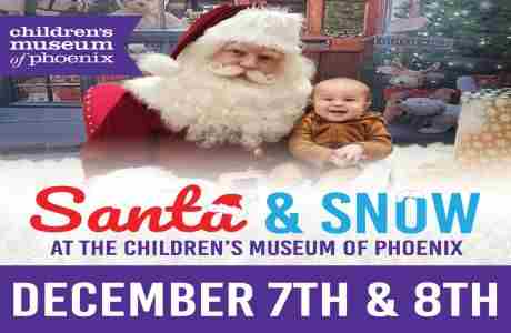 Santa and Snow at the Children's Museum of Phoenix in Phoenix on 7 Dec