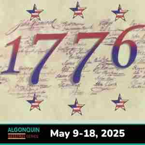 1776: America's Prize-Winning Musical in Manasquan on 9 May