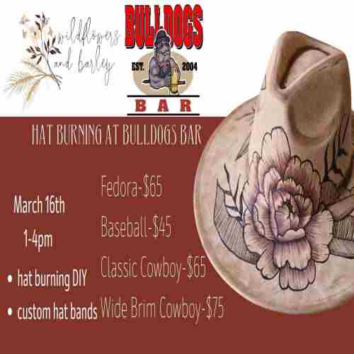 DIY Hat Burning Event in Oglesby on 16 Mar