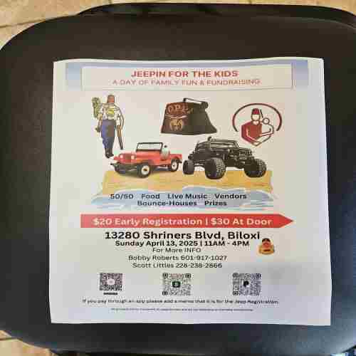 JEEPIN FOR THE KIDS in Biloxi on 13 Apr