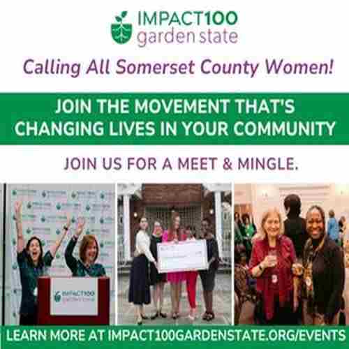 Impact100 Garden State to host a Meet and Mingle in Basking Ridge on Dec.3 from 6-8pm in Bernards on 3 Dec