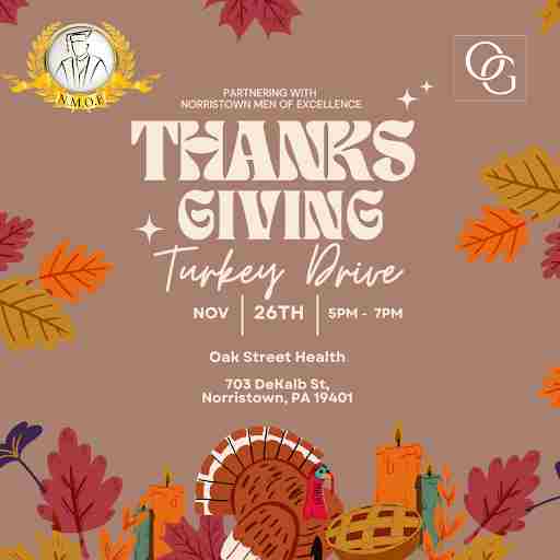 2024 Thanksgiving Turkey Drive in Norristown on 26 Nov