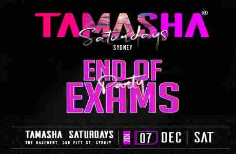 TAMASHA Saturdays at The Basement, 350 Pitt St in Sydney on 7 Dec