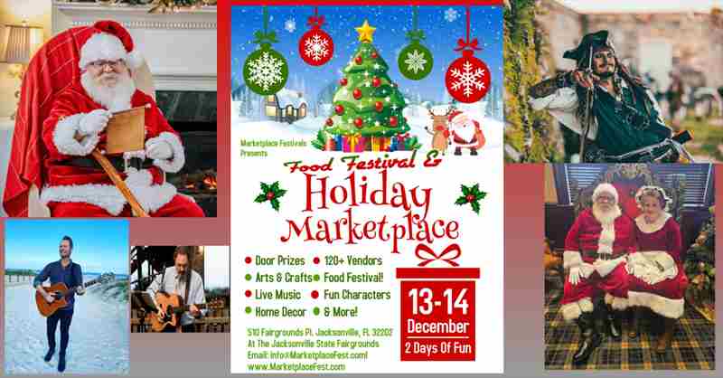 Jacksonville Holiday Market and Food Festival Dec 13-14 at the Jacksonville Fairgrounds in Jacksonville on 13 Dec