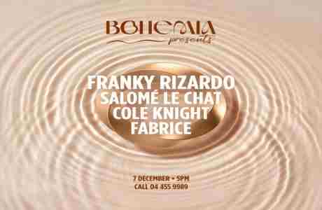 Bohemia Presents: Franky Rizardo, Salome Le Chat and Cole Knight in UAE on 7 Dec