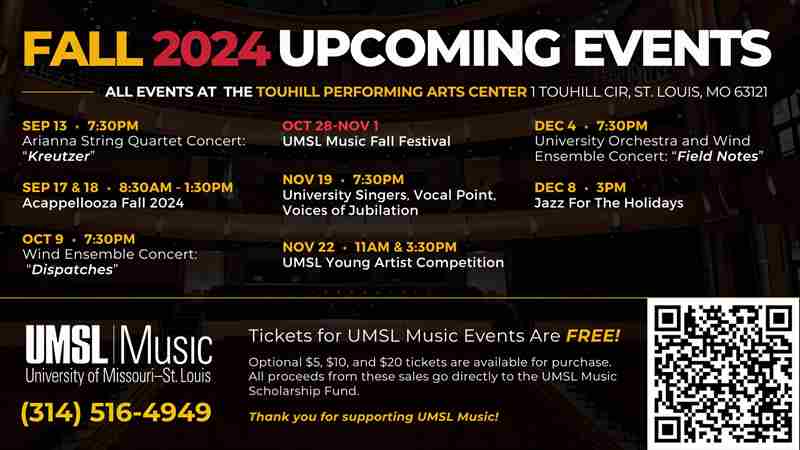 UMSL Music: Piano Concert in St  Louis on 3 Jan