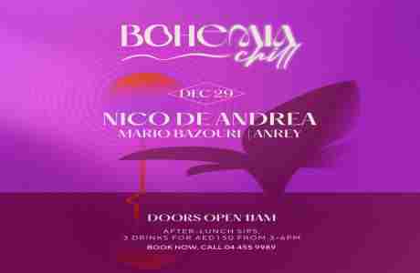 Bohemia Chill: Nico De Andrea in UAE on 29 Dec