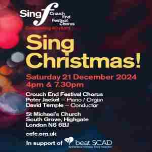 Sing Christmas! With Crouch End Festival Chorus in London on 21 Dec