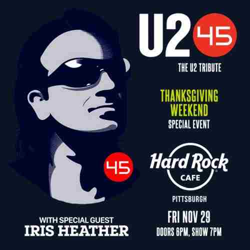 U245 - The U2 Tribute in Pittsburgh on 29 Nov