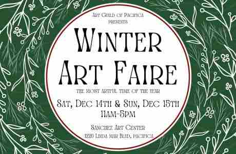 AGPs Winter Art Faire On 14 December 2024 in Pacifica on 14 Dec