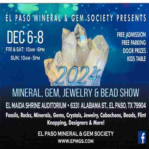 El Paso Mineral and Gem Show in USA on 6 Dec