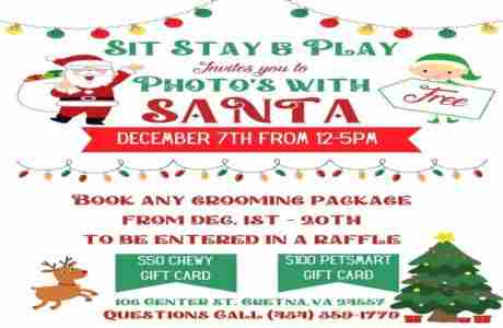 Pictures with Santa in Gretna on 07 December 2024