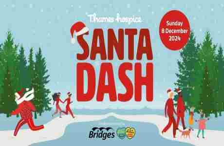 Santa Dash for Thames Hospice in England on 8 Dec