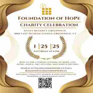 Foundation of Hope Charity Fundraiser in Greenwich on 25 Jan