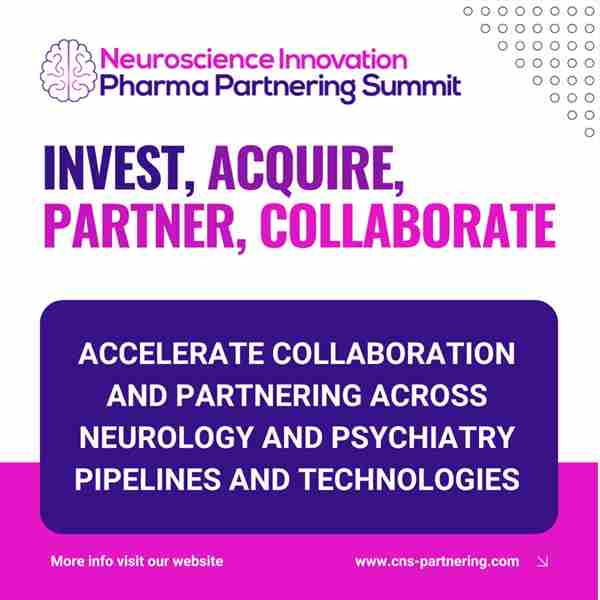 Neuroscience Innovation Pharma Partnering Summit in Boston on 18 Feb