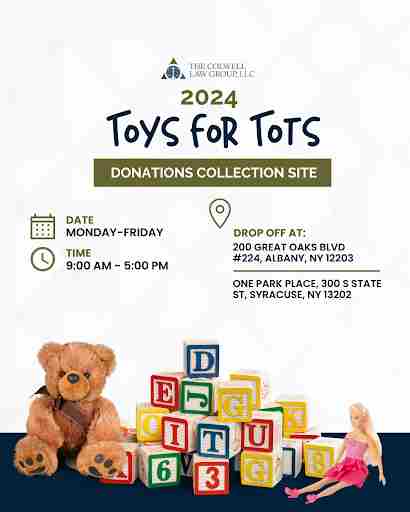 2024 Toys for Tots Donations in Albany on 29 Nov