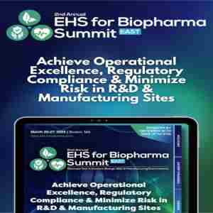 2nd EHS for Biopharma Summit in Boston on 25 Mar