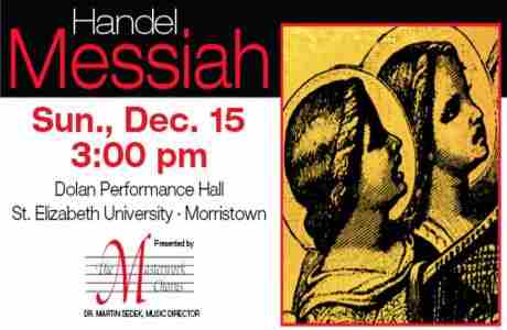 Handel Messiah in Morristown on 15 Dec