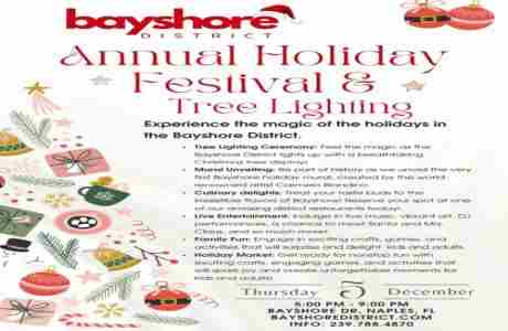 Annual Tree Lighting Festival and Mural Unveiling in Naples on 5 Dec