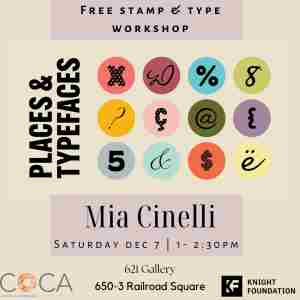 Free Stamp and Printing workshop in Tallahassee on 7 Dec