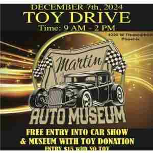 Martin Auto Museum Car Show and Toy Drive in Glendale on 7 Dec