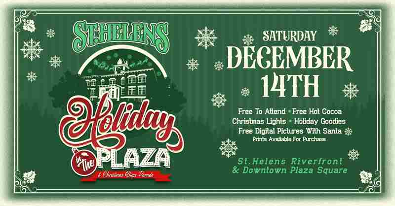 St. Helens Holiday In The Plaza and Christmas Ships Parade in Oregon on 14 Dec