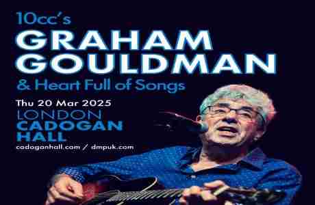 10cc's Graham Gouldman at Cadogan Hall - London in London on 20 Mar