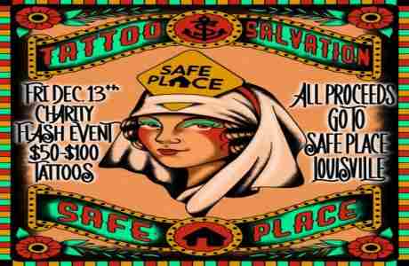 Tattoo Salvation Announces Annual Supply and Toy Drive in Support of Safe Place Louisville. in Louisville on 13 Dec