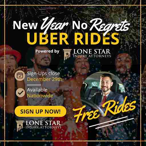 New Year No Regrets Uber Rides in Houston on 6 Dec