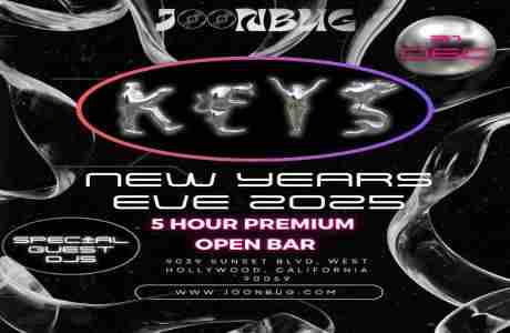 Keys Nightclub NYE 2025 in West Hollywood on 31 Dec