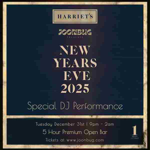 Harriet's Rooftop at The 1 Hotel NYE 2025 in West Hollywood on 31 Dec