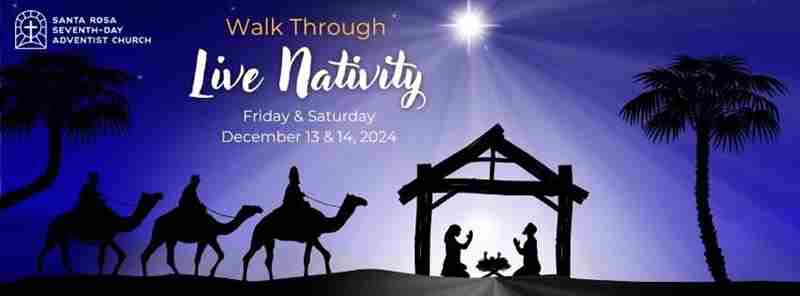 Walk Through Live Nativity in California on 13 Dec