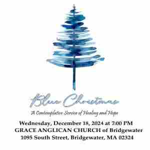 Blue Christmas Service in Bridgewater on 18 Dec