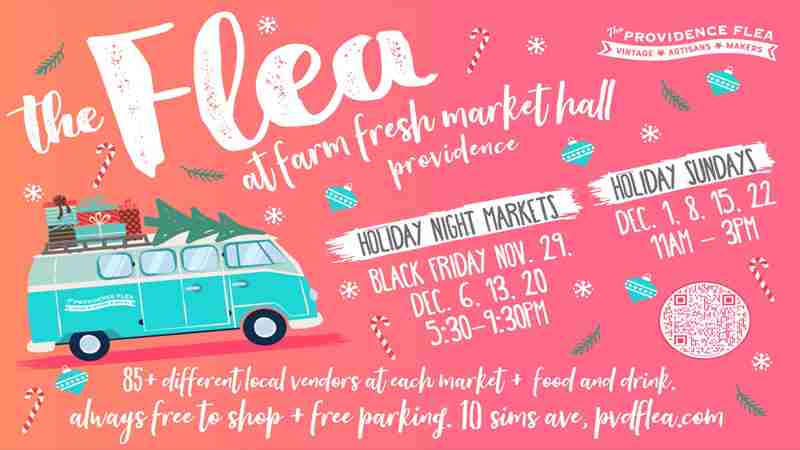 Holiday Markets at Farm Fresh Market Hall! in Providence on 13 Dec