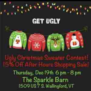 Ugly Christmas Sweater Contest and 15% Off After Hours Shopping Event in Wallingford on 19 Dec