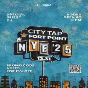 City Tap Fort Point NYE 2025 in Boston on 31 Dec