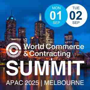 World Commerce and Contracting Summit | APAC 2025 in Melbourne on 1 Sep