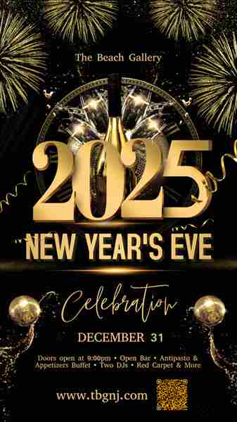 A Bayshore New Year's Eve at The Beach Gallery in Keansburg on 31 Dec