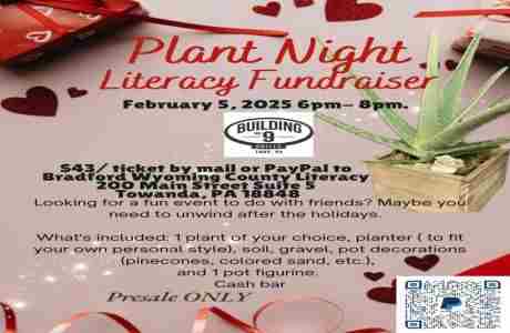 Plant Night Fundraiser in Troy on 5 Feb