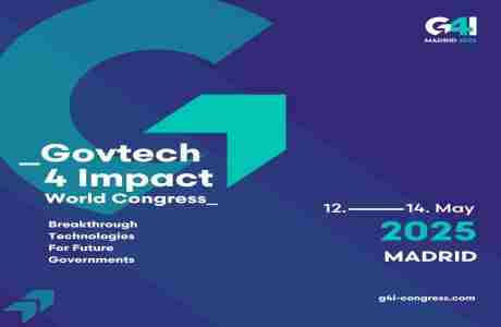 Govtech 4 Impact World Congress (G4I 2025) | May 12 - 14, 2025 | Madrid in Madrid on 12 May