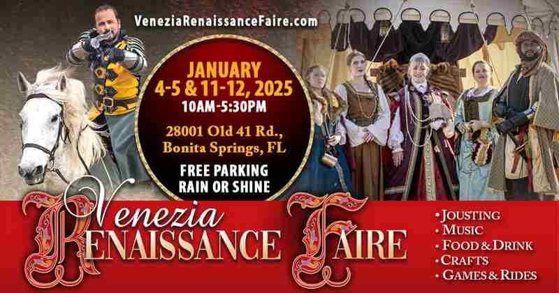 3rd Annual Venezia Renaisance Faire in Florida on 4 Jan