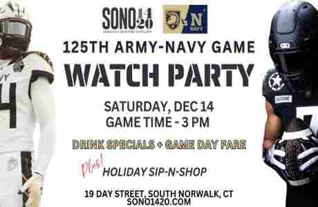 SONO 1420 America's Maritime Distillery's Army-Navy Game Watch Party in Norwalk on 14 Dec