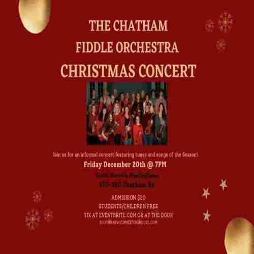 Chatham Fiddle Orchestra Christmas Concert at the South Harwich Meetinghouse in Harwich on 20 Dec