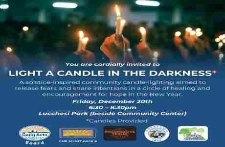 Light a Candle in the Darkness solstice candle-lighting and healing circle in Petaluma on 20 Dec