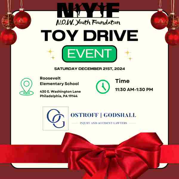 N.O.W Youth Foundation Toy Drive in Philadelphia on 21 Dec