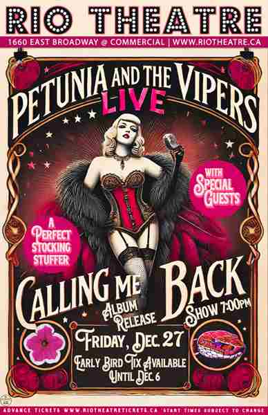 Petunia and the Vipers in Vancouver on 27 Dec